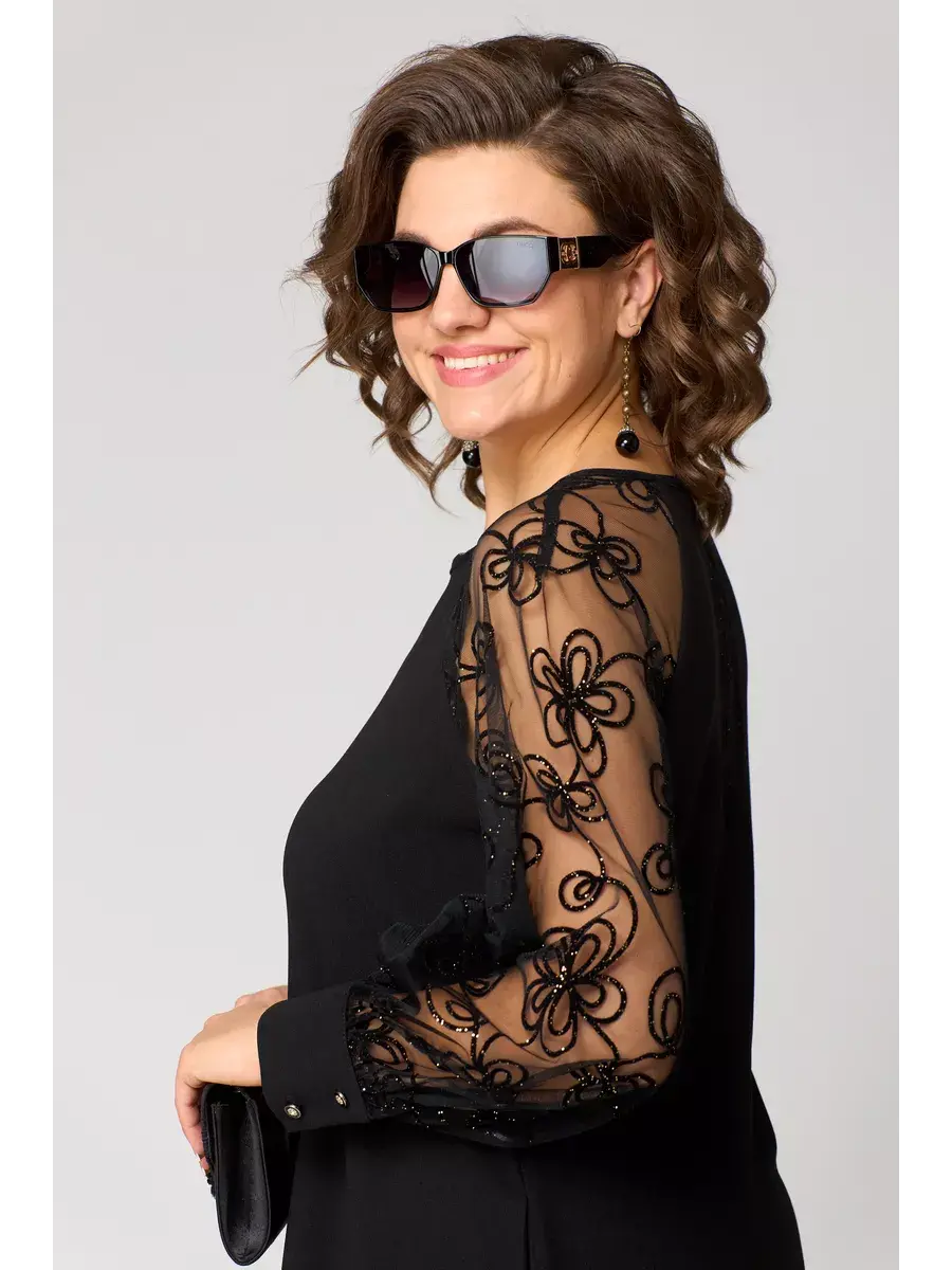 Milena | Elegant Lace-Sleeve Dress