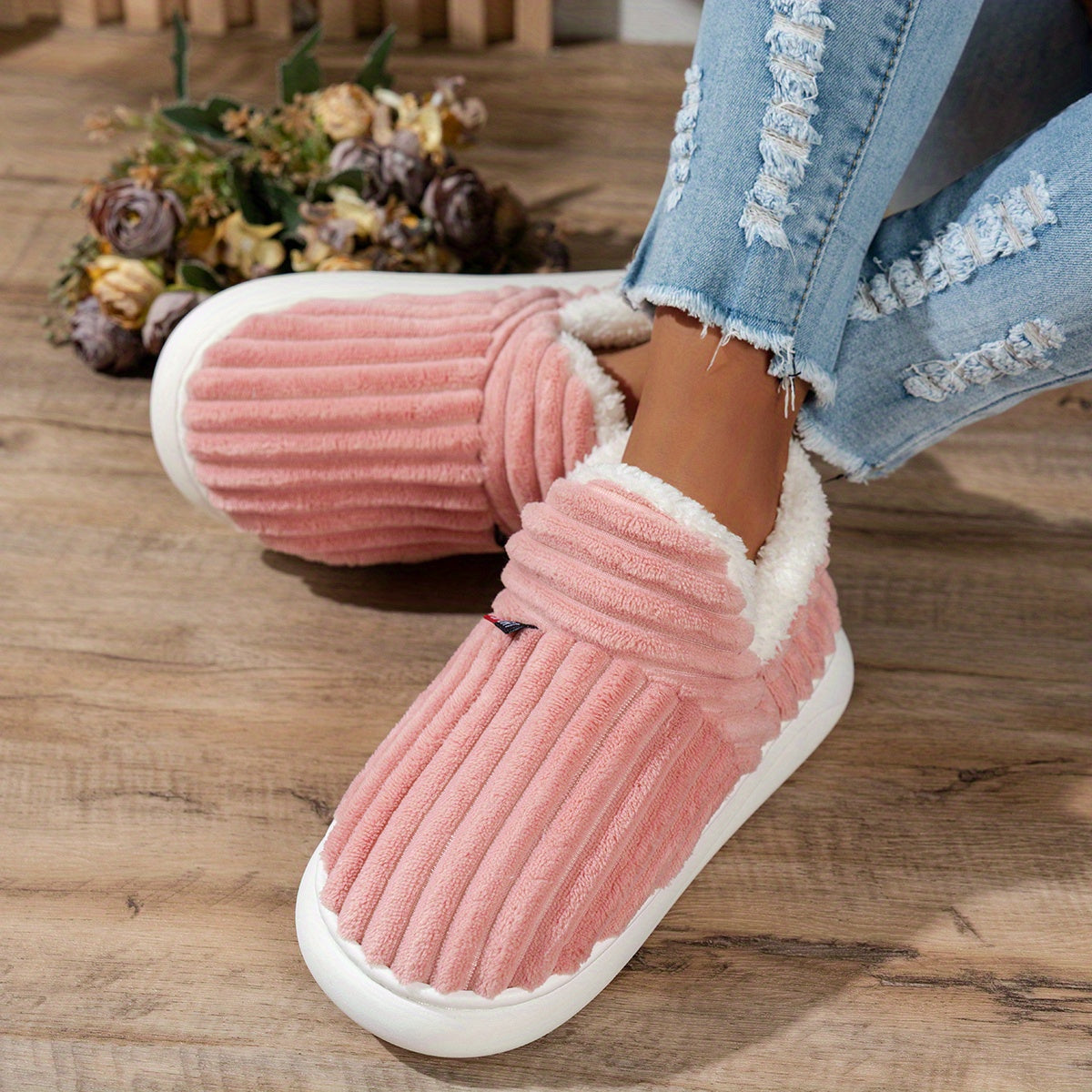 Molly | Plush Indoor–Outdoor Slippers