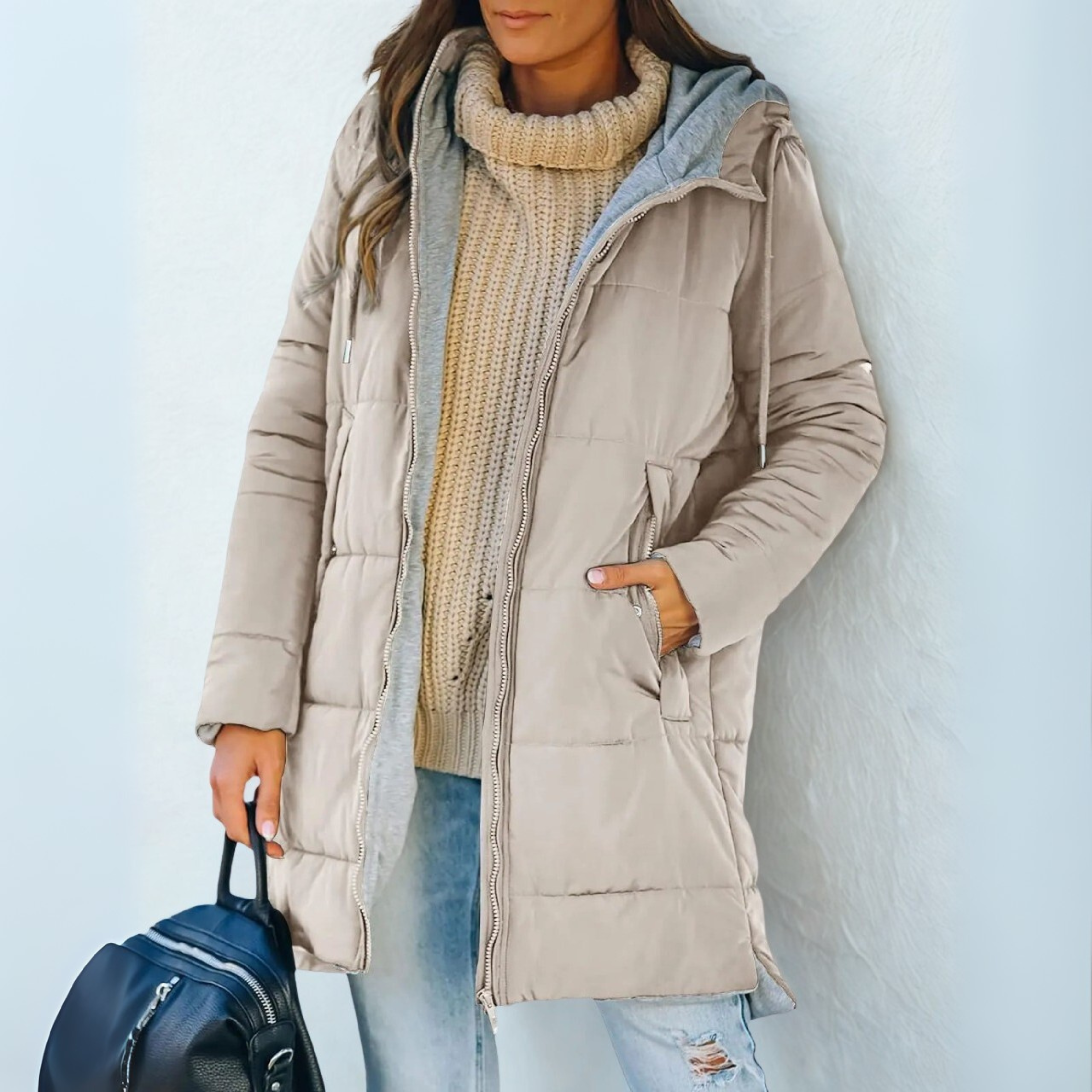 Keira | Casual Hooded Puffer Down Jacket