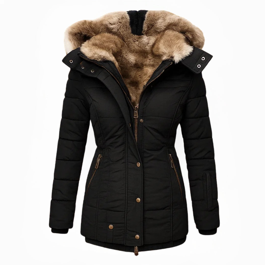 Tess | Winter Coat with Faux Fur Lining