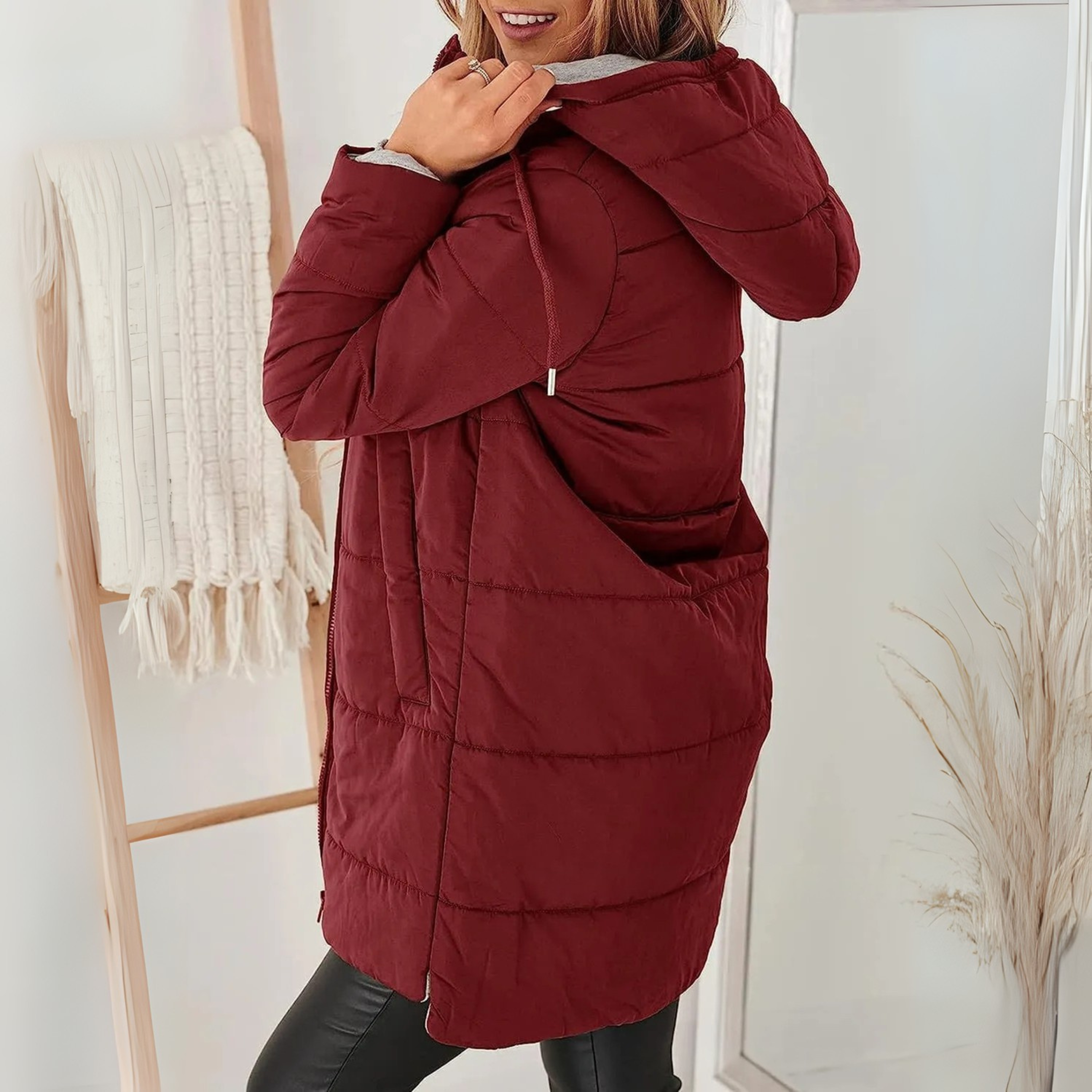 Keira | Casual Hooded Puffer Down Jacket