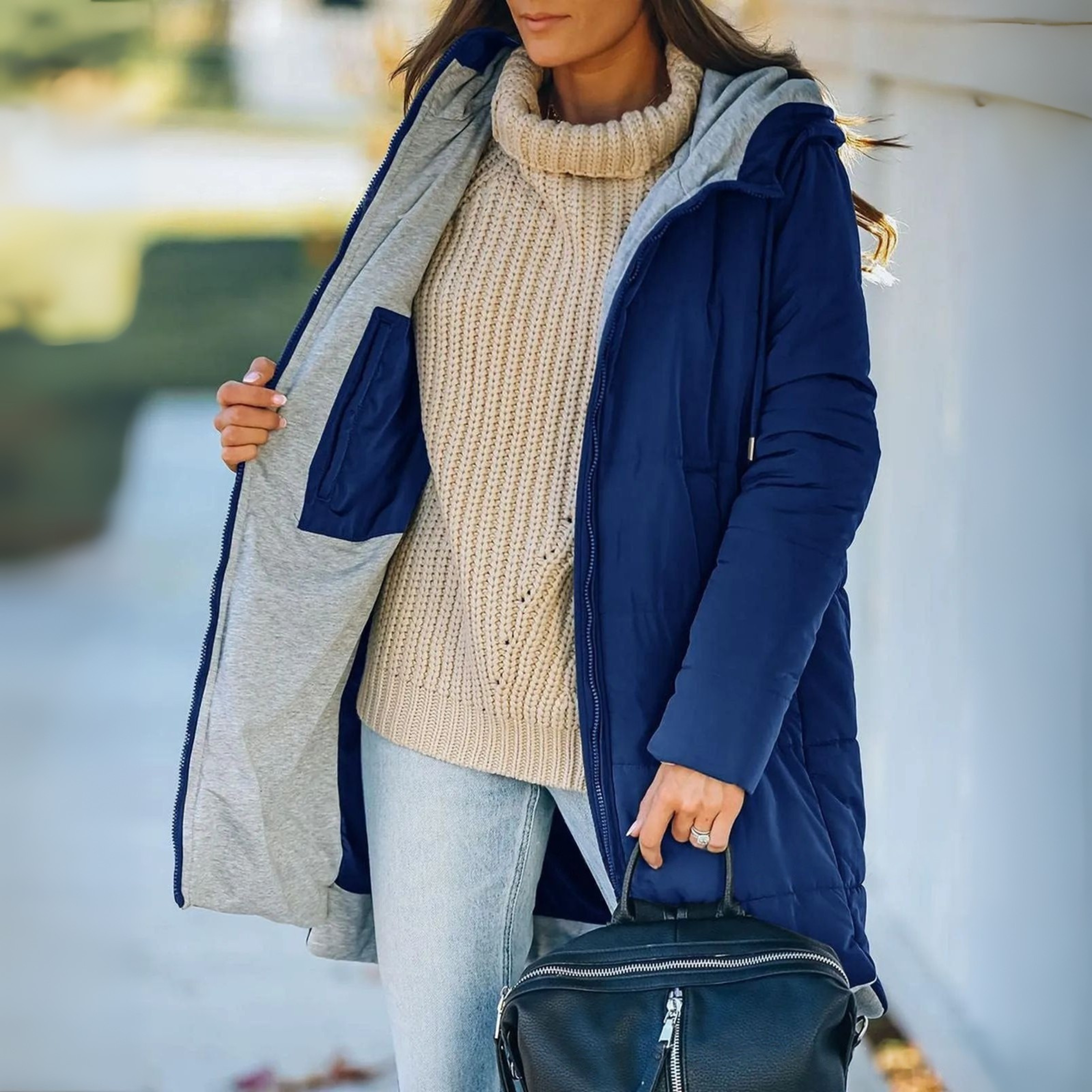Keira | Casual Hooded Puffer Down Jacket