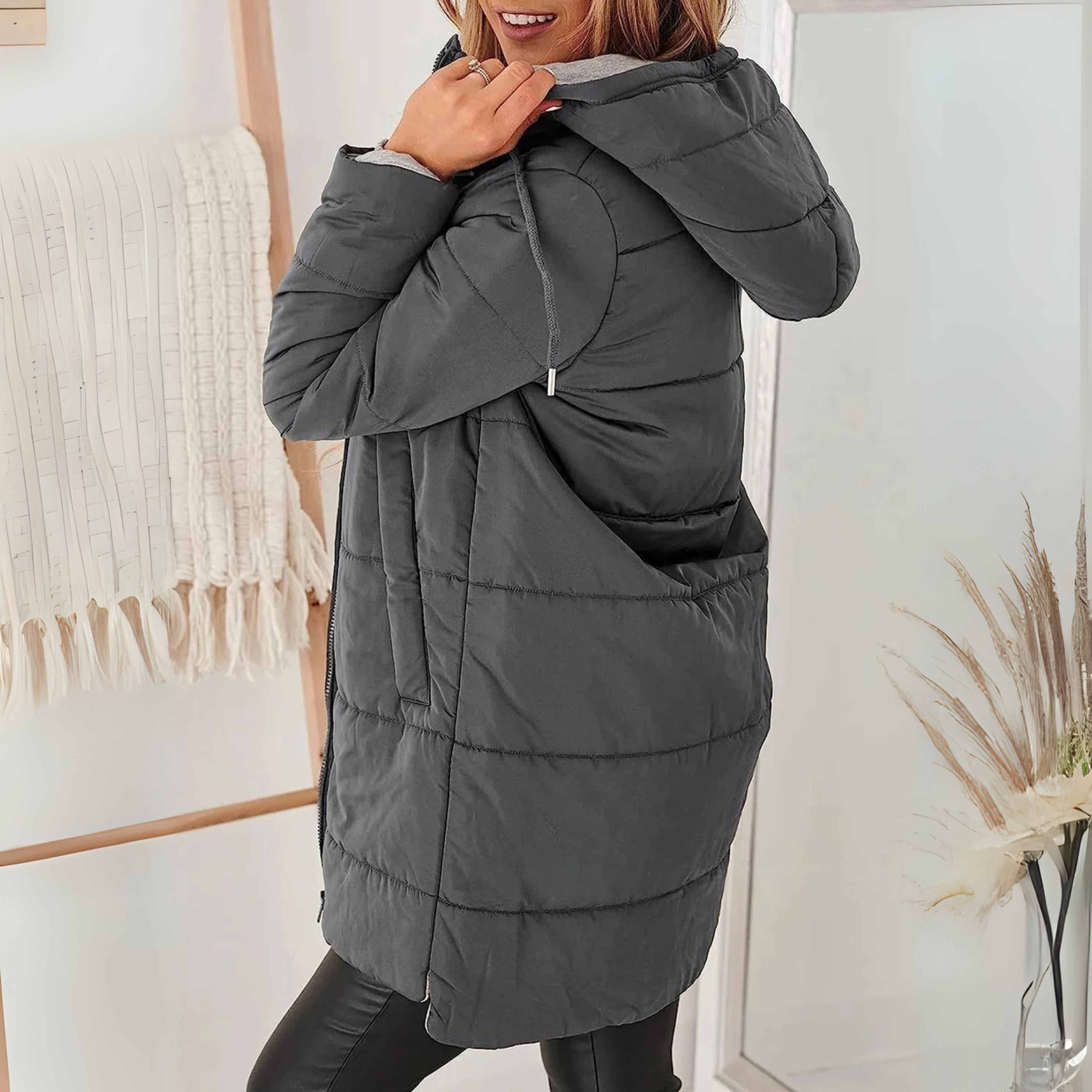 Keira | Casual Hooded Puffer Down Jacket