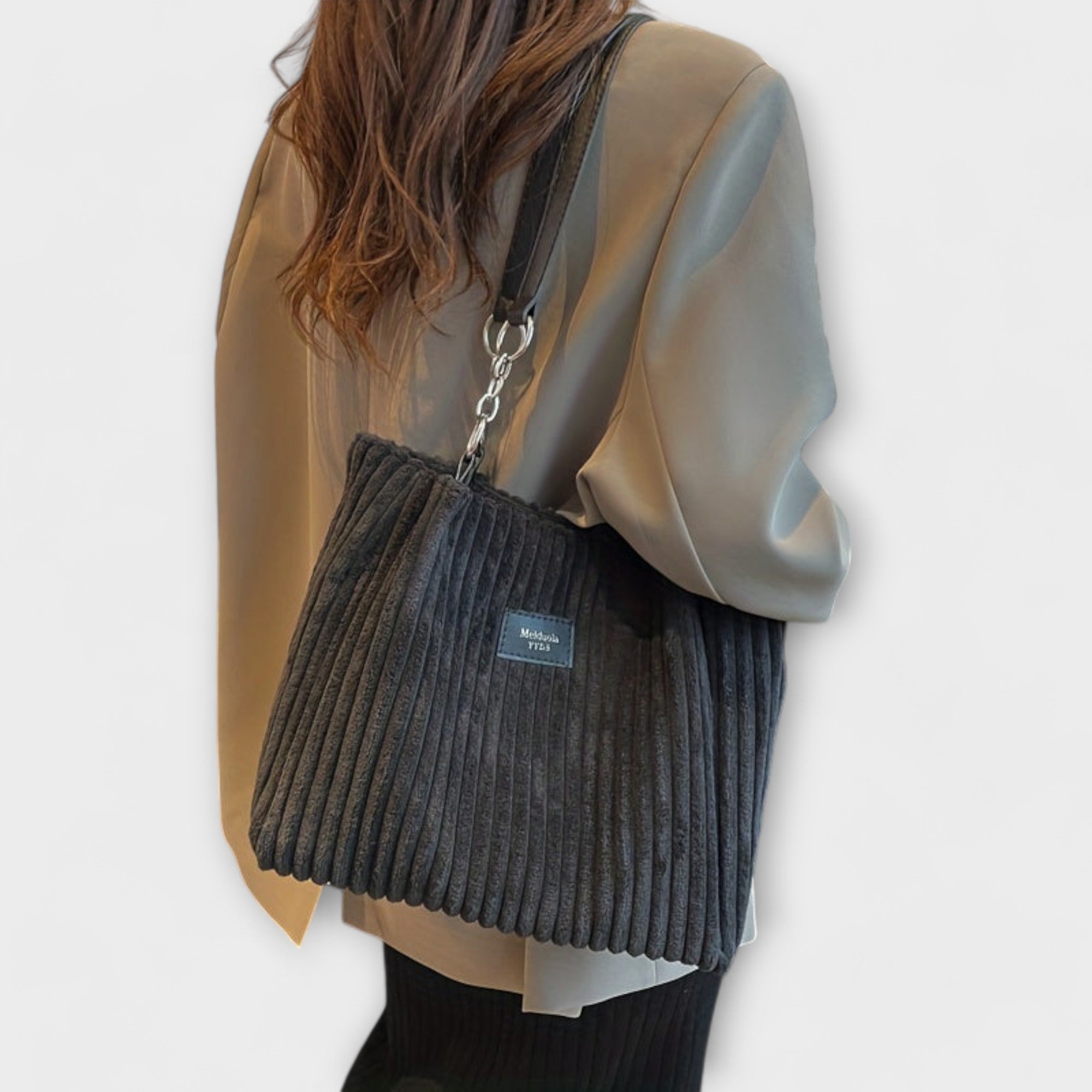 Lora. - Soft Cord Shoulder Bag
