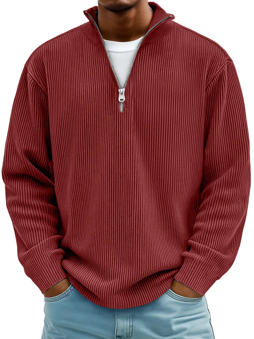 Callum™ | Trendy & Stylish Half-Zip Sweater