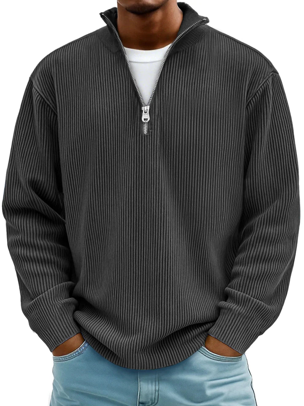 Callum™ | Trendy & Stylish Half-Zip Sweater