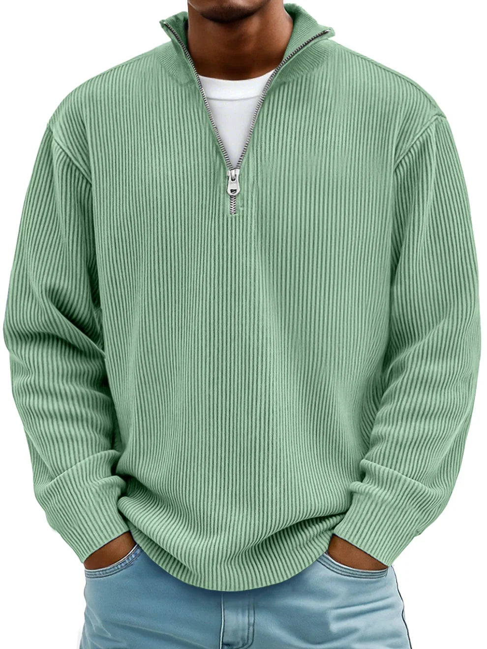 Callum™ | Trendy & Stylish Half-Zip Sweater
