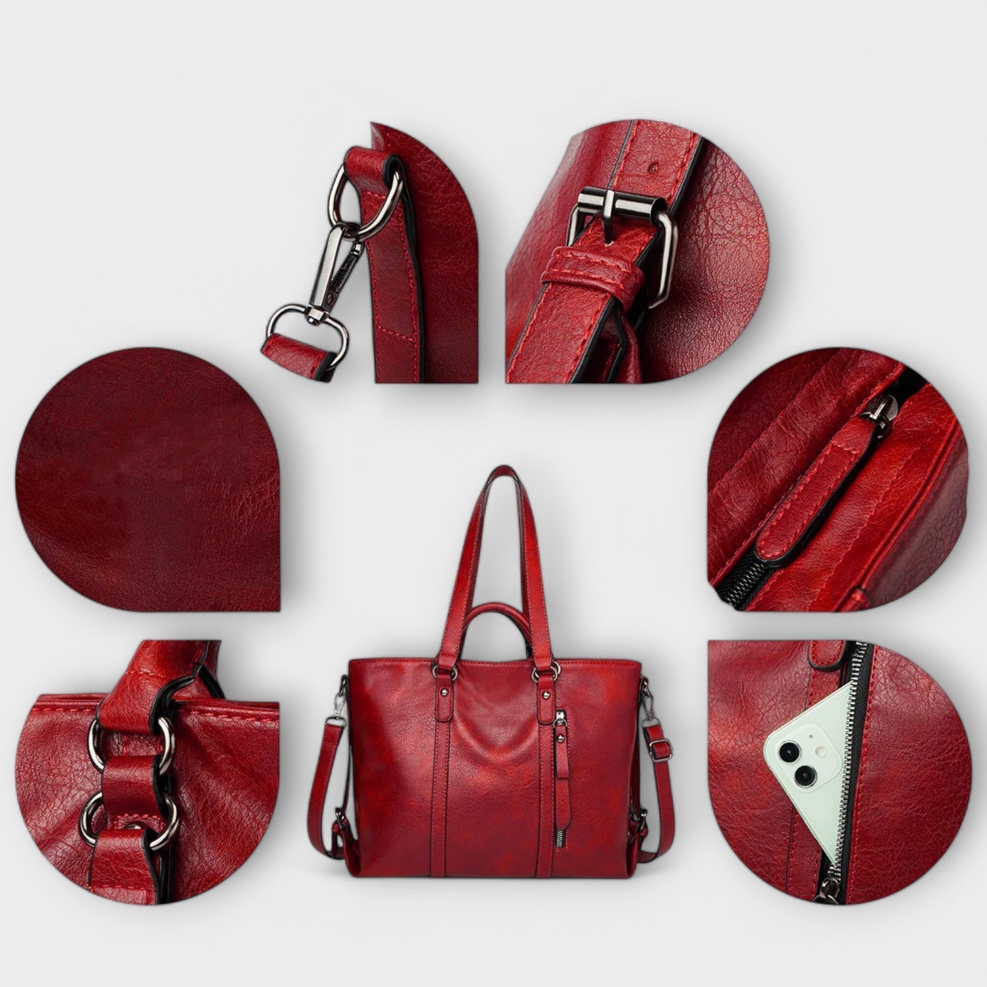 Lora. - Large Leather Bag