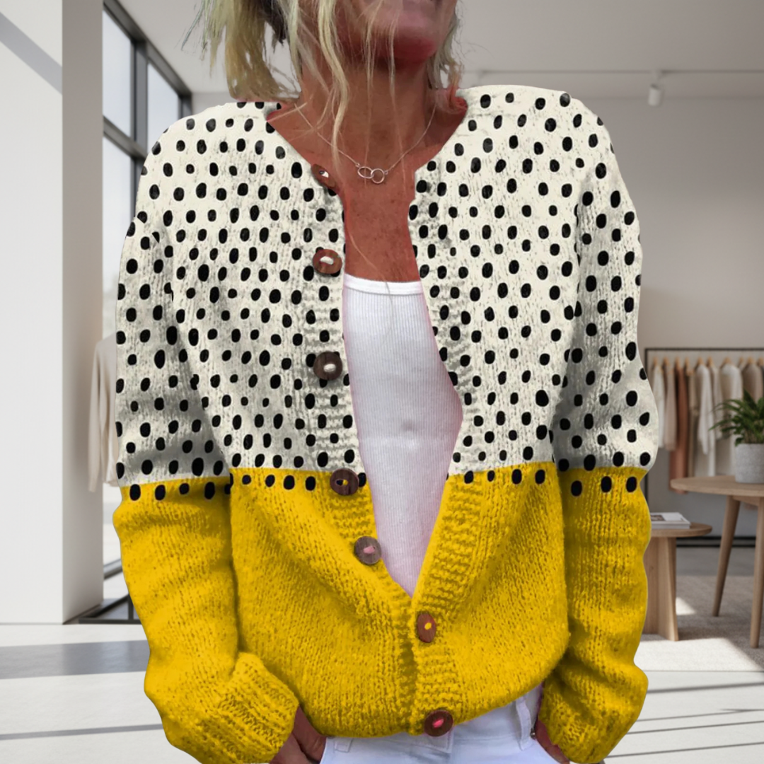 Poppy | Cozy Patterned Cardigan