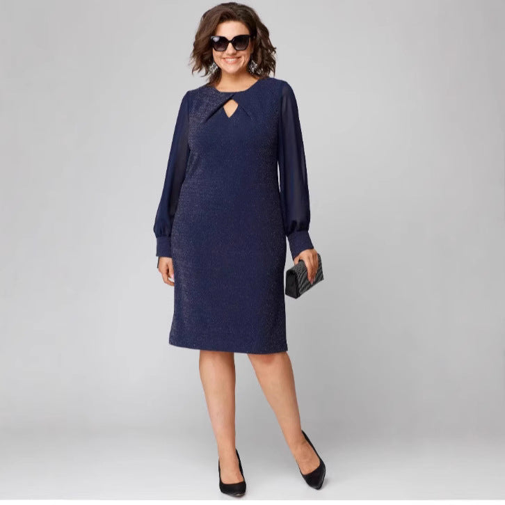 Noah™ | Elegancka Sukienka z Transparentnymi Rękawami