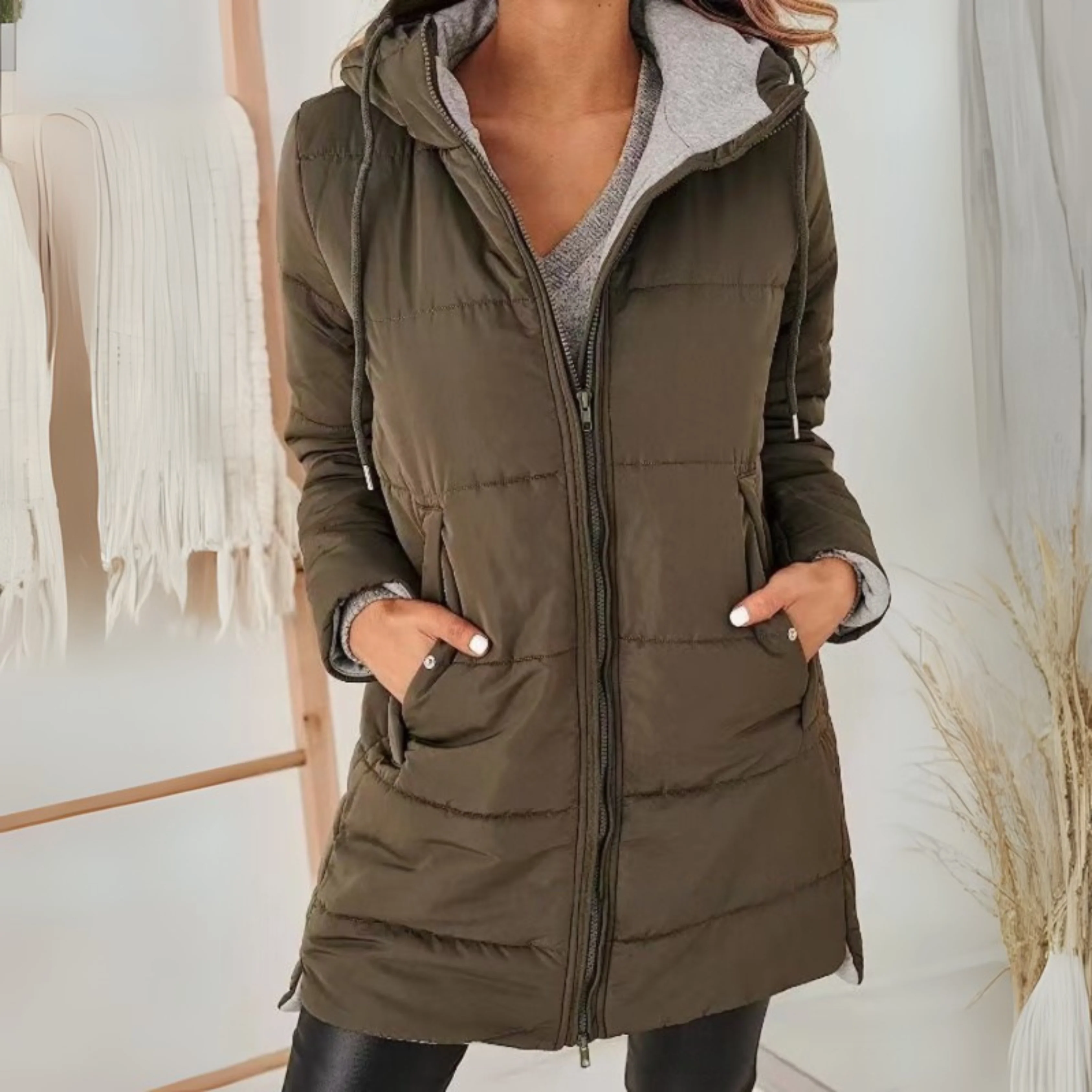 Keira | Casual Hooded Puffer Down Jacket