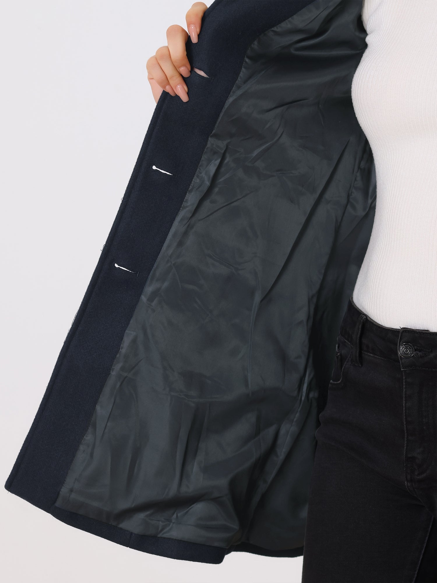 Beatrice | Women’s Single-Breasted Winter Trench Coat