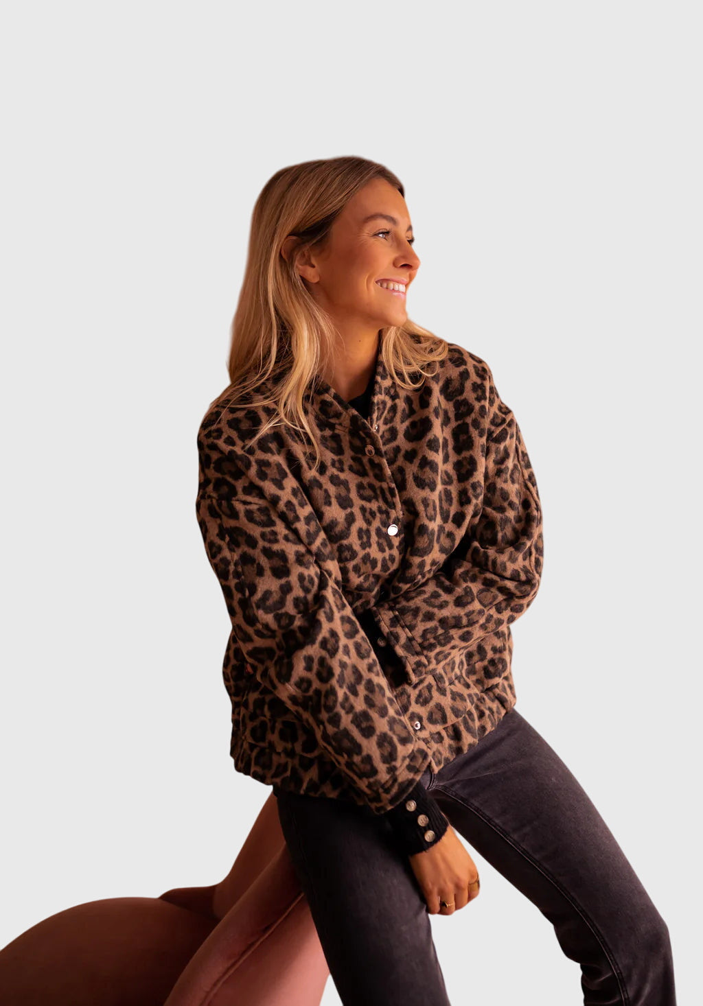 Elodie | Stylish Leopard Print Jacket