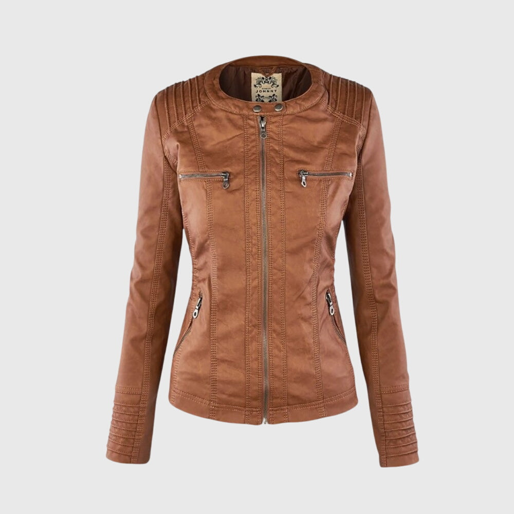 KAROLINE™ The stylish and unique leather jacket