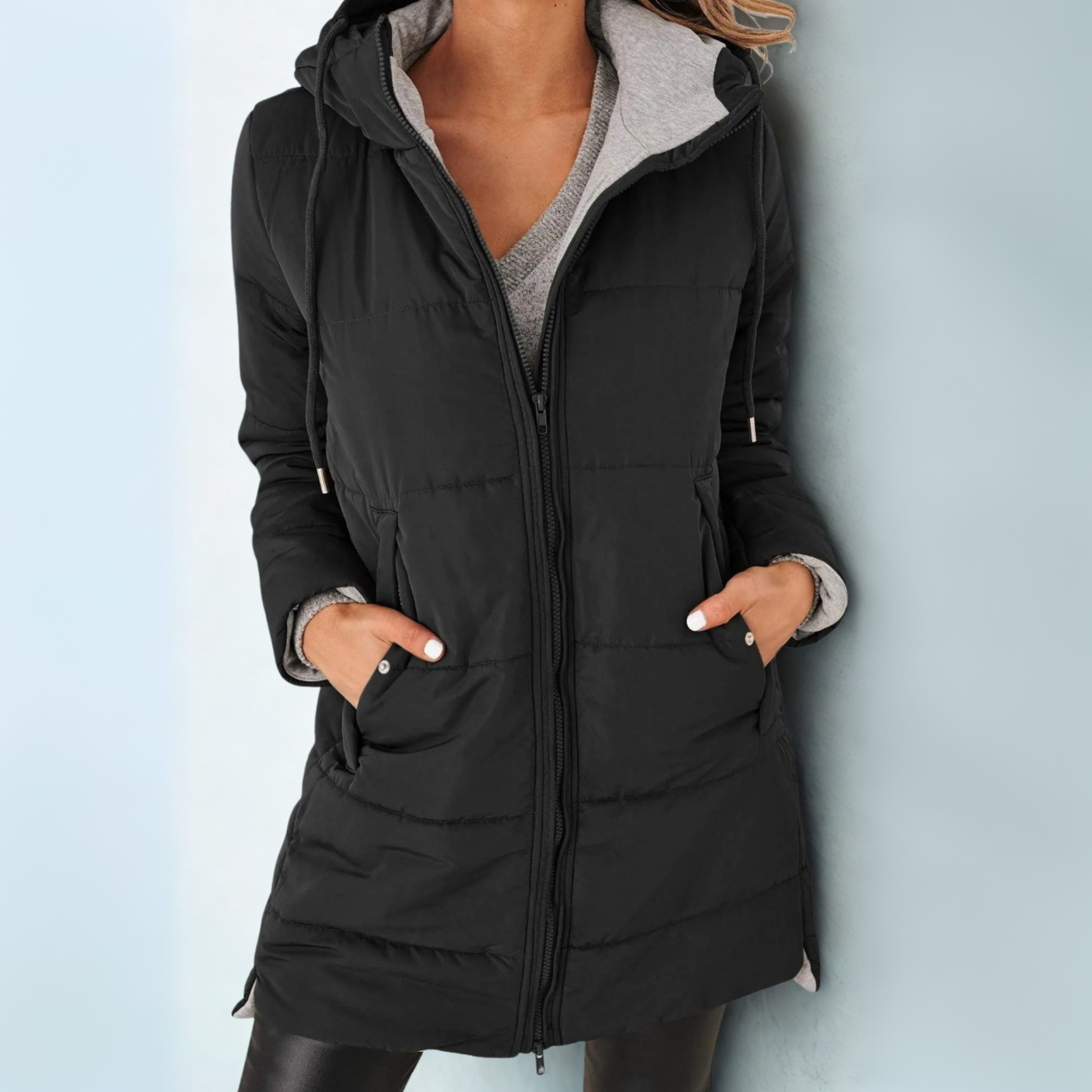 Keira | Casual Hooded Puffer Down Jacket