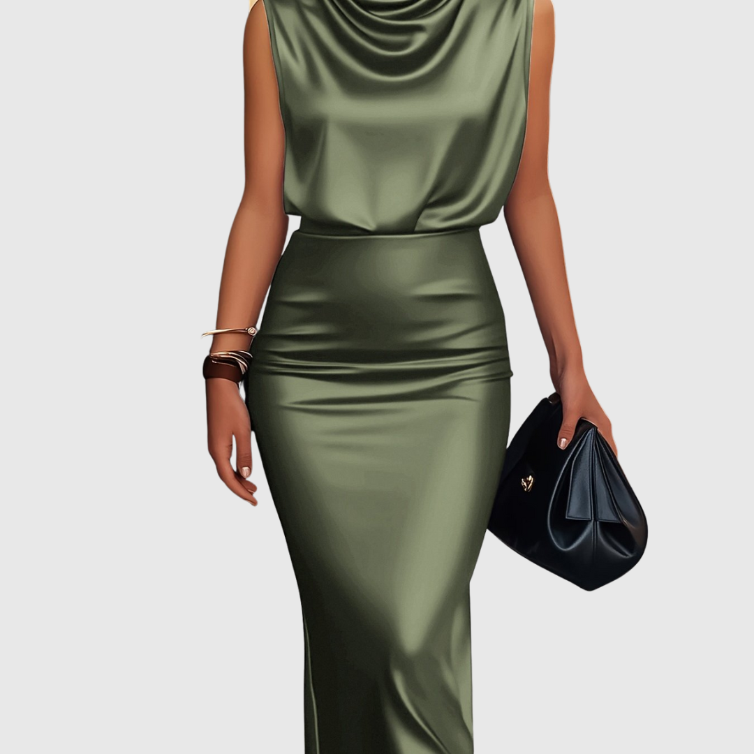 Edem | Satin Top & Skirt Set