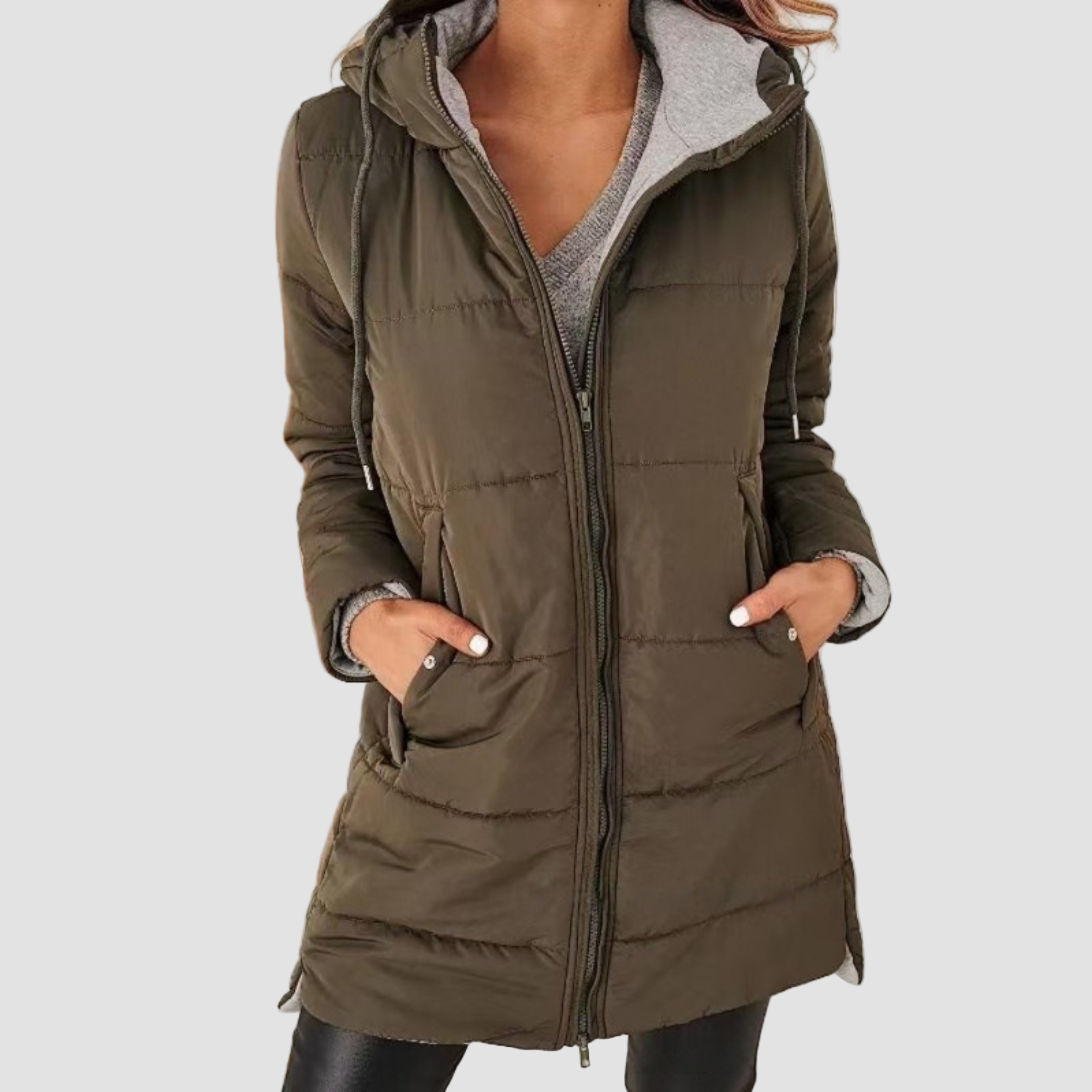 Keira | Casual Hooded Puffer Down Jacket