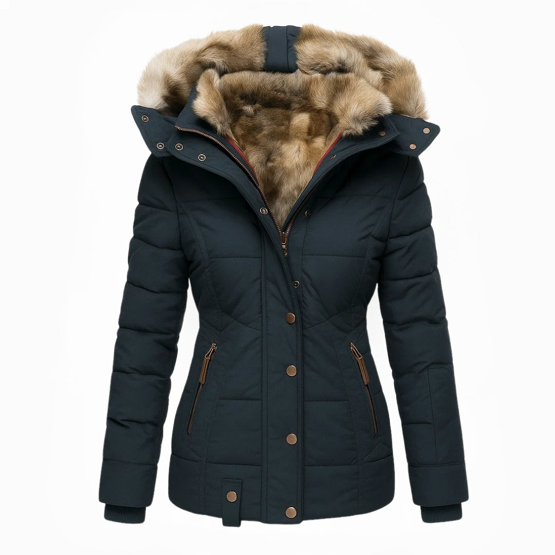 Tess | Winter Coat with Faux Fur Lining