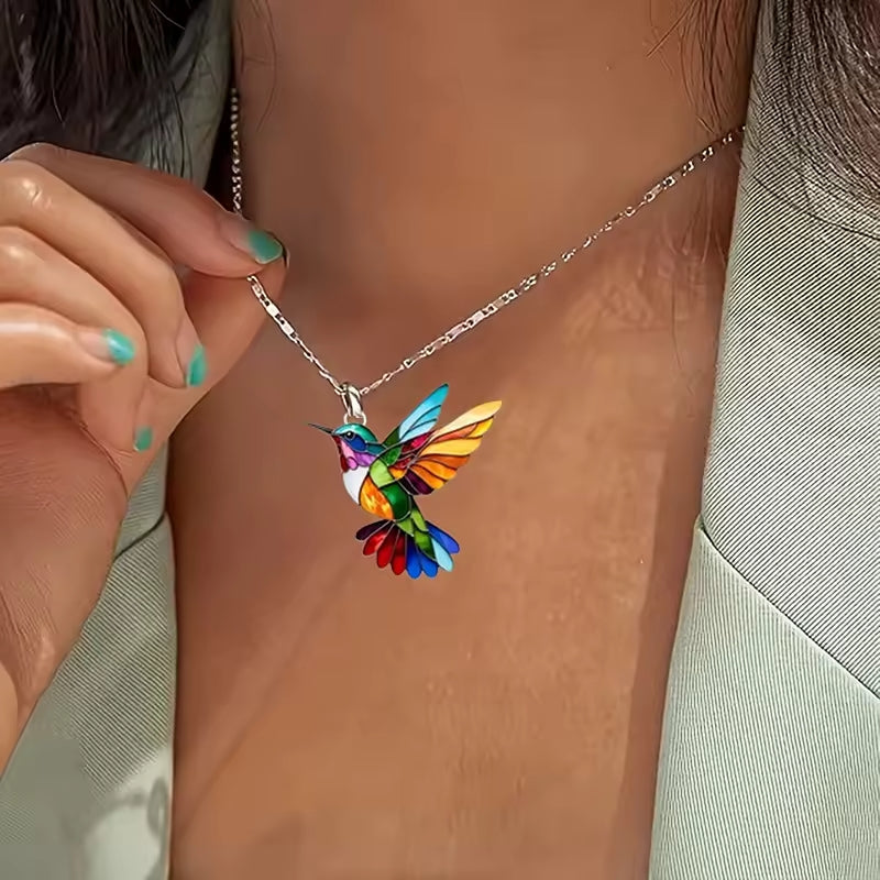 Lola | Beautiful Hummingbird Necklace