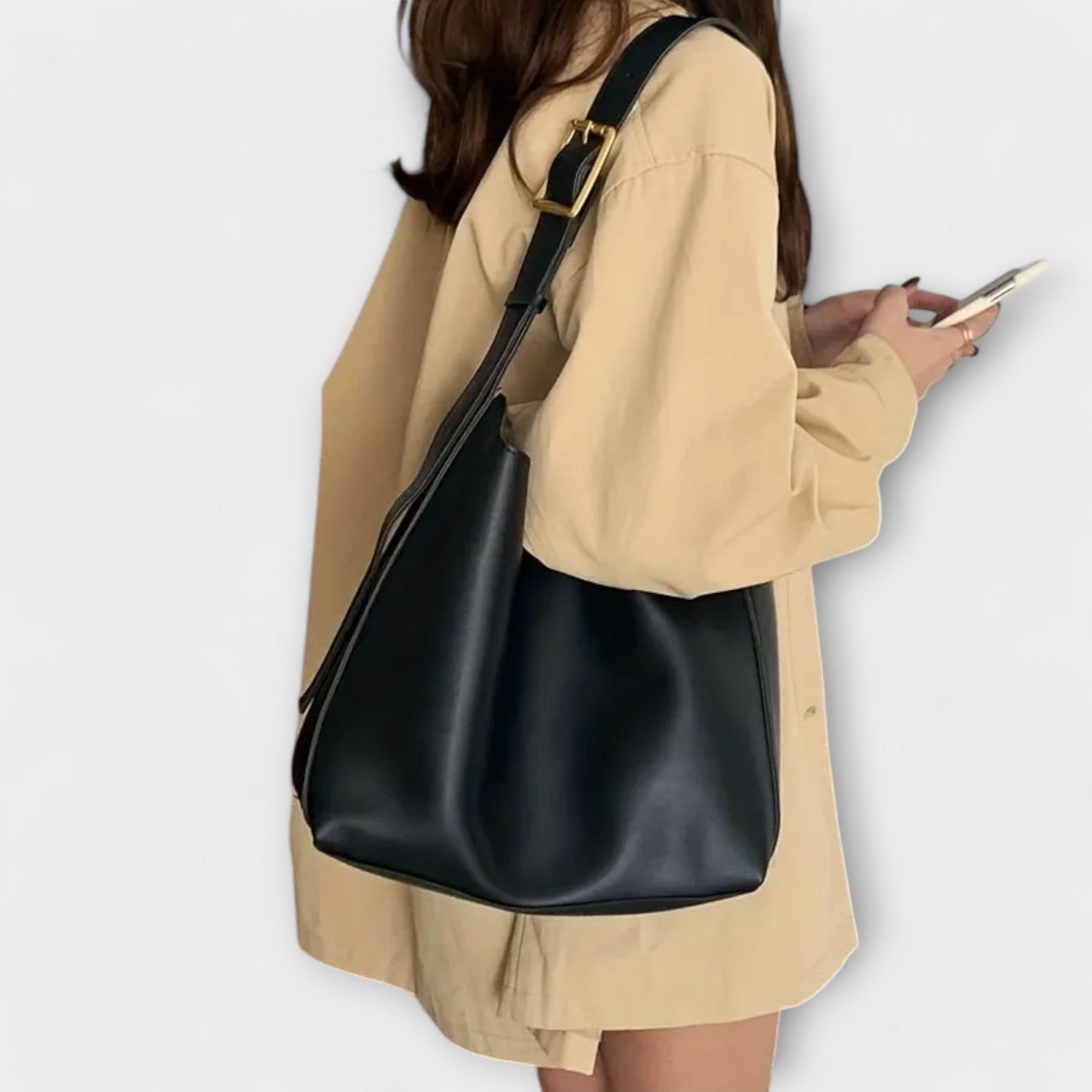 Lora. – Elegant Leather Shoulder Bag