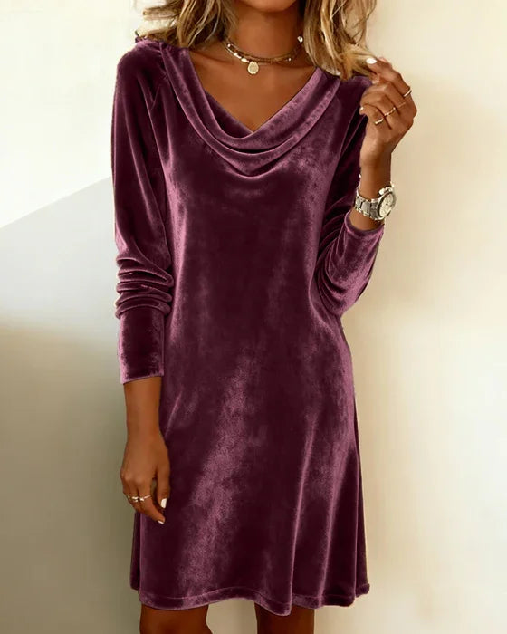 Faye | Luxury Soft Velour Dress